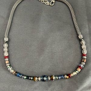Beaded chain necklace